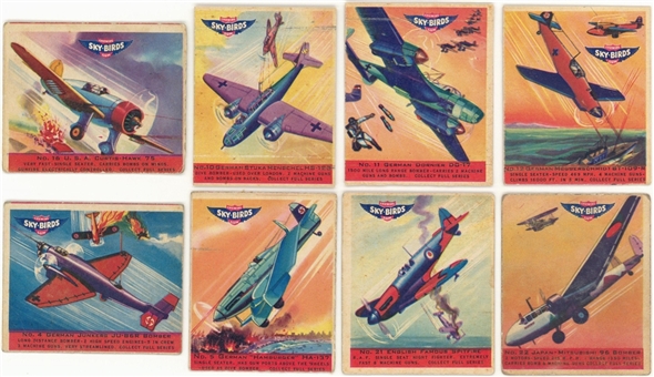 1941 R137 Goudey "Sky Birds" Manilla Backs Complete Set (24)